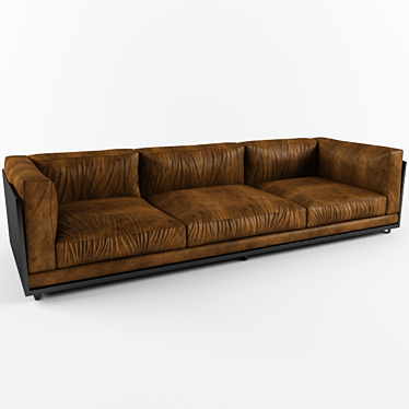 Modern Leather Sofas 3D model image 1 