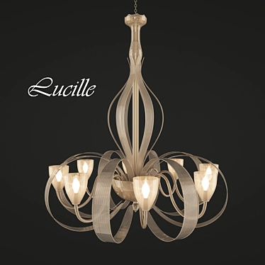 Classic Lucille Chandelier 3D model image 1 