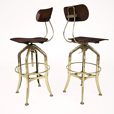 Toledo Wood Bar Stool