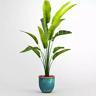 Tropical Paradise: Banana Tree 3D model image 1 