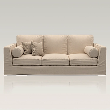 Maxalto Lutetia Luxury Italian Sofa: Elegant and Exquisite 3D model image 1 