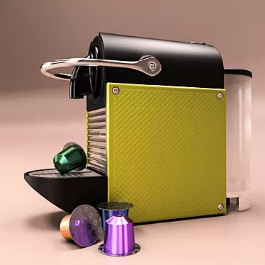 Compact Coffee Nespresso Pixie 3D model image 1 