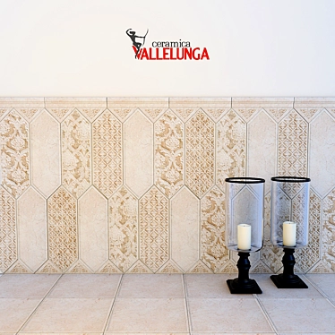 Elegant Italian Ceramic Tiles 3D model image 1 