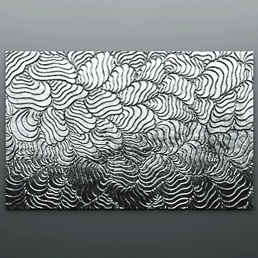 3D Wall Panel - Unique Decor for Your Space 3D model image 1 