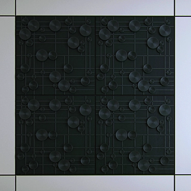 3D Wall Decor Panels 3D model image 1 
