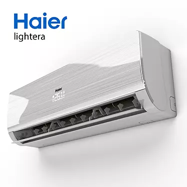 Haier Lightera: Stylish and Smart Air Conditioner 3D model image 1 