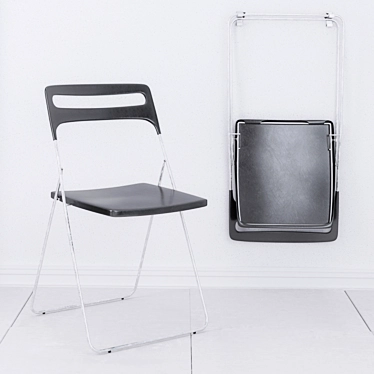 NISSE Folding Chair: Chic and Compact 3D model image 1 