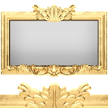 Reflect - Modern Wall Mirror 3D model image 1 