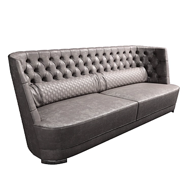 Elegant VITTORIA High Capitonnè Sofa 3D model image 1 