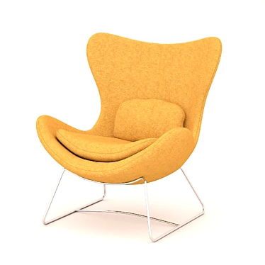 Modern Comfort: Calligaris Lazy Armchair 3D model image 1 