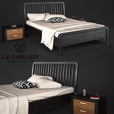 Le Fablier Viola Bedroom Set 3D model image 1 