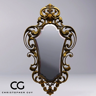 Elegant Christopher Guy Mirror 3D model image 1 