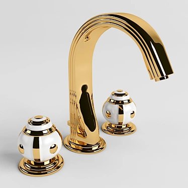 Luxury Gold Bathroom Faucet A7A.151 3D model image 1 