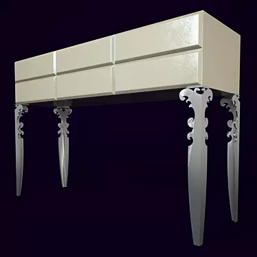 IPE CAVALLI Visionnaire Console - Artdeco Style 3D model image 1 