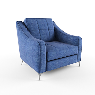 NIERI LIZ Armchair: Elegant Comfort 3D model image 1 