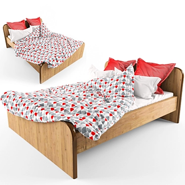 Comfort Rest Bed 3D model image 1 