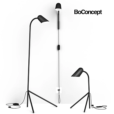 Sleek BoConcept Curious Lighting 3D model image 1 