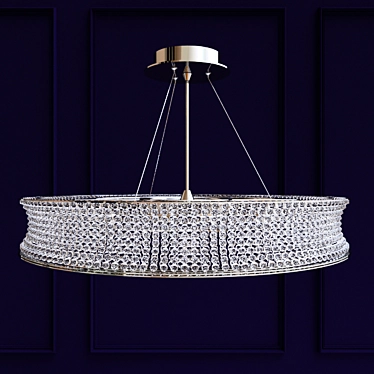 Elegant Crystal Chandelier 3D model image 1 