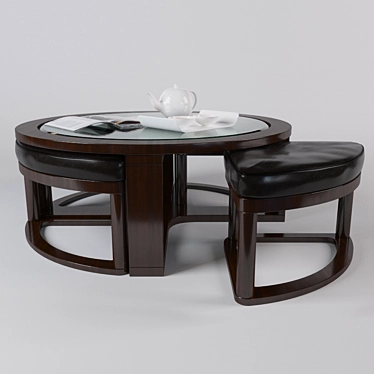 Spectrum Art Coffee Table 3D model image 1 