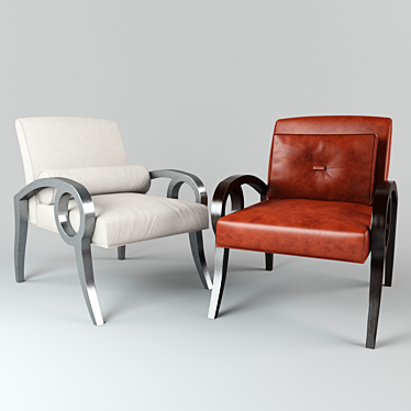 Luxury Lonsdale Lounge Chair 3D model image 1 
