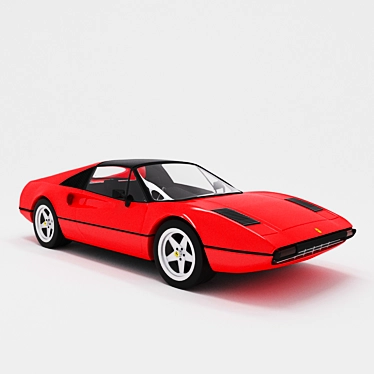 Classic Ferrari 308 GTB 1975 3D model image 1 