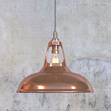 Copper Pendant Light: Modern Elegance for Any Space 3D model image 1 