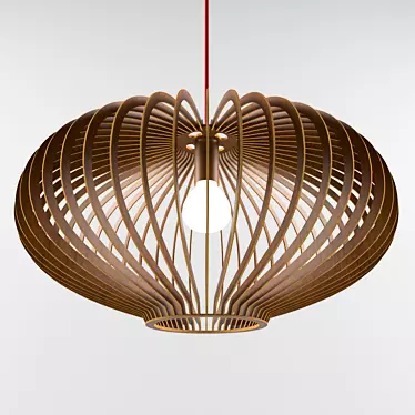 Nordic UFO Pendant Light 3D model image 1 