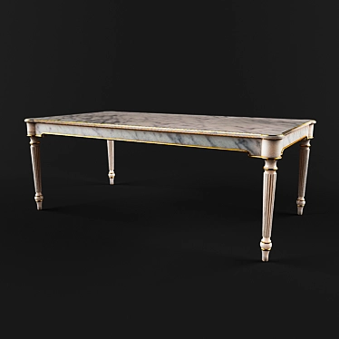 Elegant Neoclassical Louis XVI Table 3D model image 1 