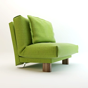 Convertible Sofa Bed Babette 3D model image 1 