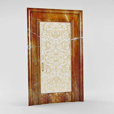 Elegant Classic Doors 3D model image 1 