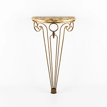 Contemporary Patrizia Console: 3D Model with Multiple Formats 3D model image 1 