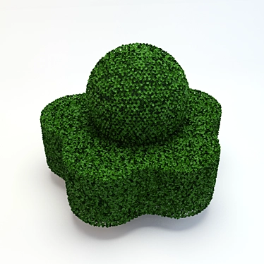 Formed Bush: Stylish and Structured 3D model image 1 