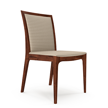 Elegant Munique Chair 3D model image 1 