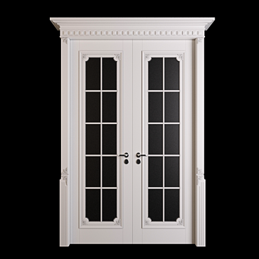 Elegant Heritage Door 3D model image 1 