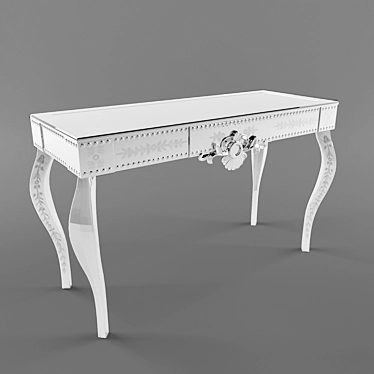 Italian Handcrafted Buffet Table 3D model image 1 
