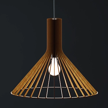 Suzanne Vintage Pendant Light 3D model image 1 