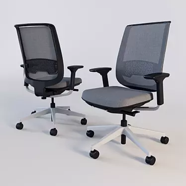 ErgoFit Chair: Perfect Comfort Solution 3D model image 1 