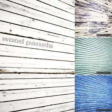 Wooden Wall Panels: Versatile and Stylish 3D model image 1 