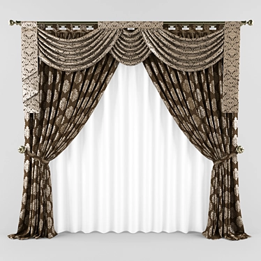 Elegant Classic Blind 3D model image 1 