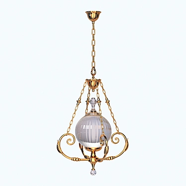 Elegant Spanish Chandelier: Martinez Y Orts 8511/75 3D model image 1 