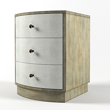 Surrey&Co Finn Nightstand 3D model image 1 