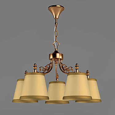 Maytoni Elegant 9-Light Chandelier 3D model image 1 