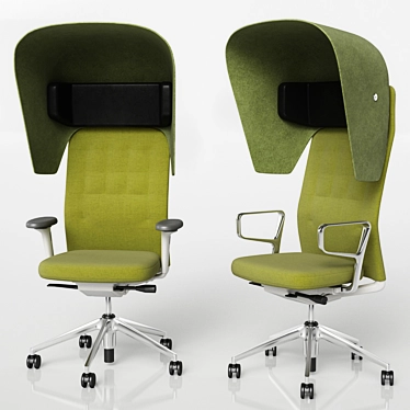 ErgoFlow High Back Office Chair 3D model image 1 