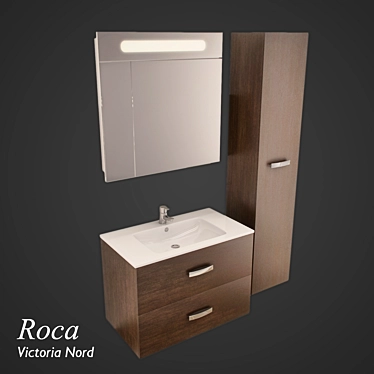 Bathroom cabinet Morocco Brown