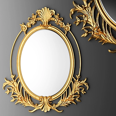 Reflective Elegance: Sleek Mirror 3D model image 1 