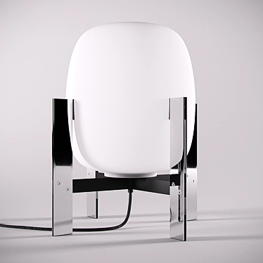 Poligon Metal Table Lamp 3D model image 1 