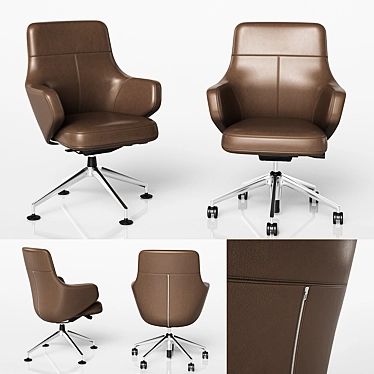 Vitra Grand Executive: The Epitome of Elegance 3D model image 1 