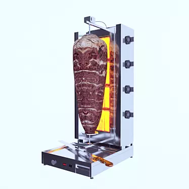 Doner Machine: Perfect for Kebab Lovers 3D model image 1 