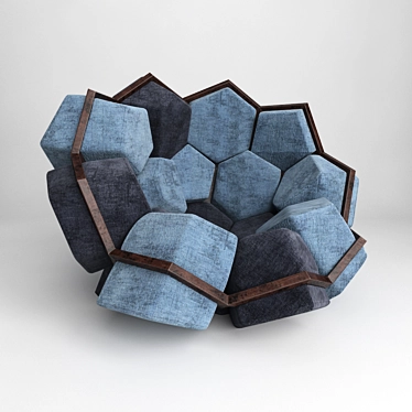 Modular Quartz Chair: Dynamic Design Solution 3D model image 1 