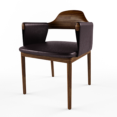 Title: Elegant TR Larzia Chair 3D model image 1 